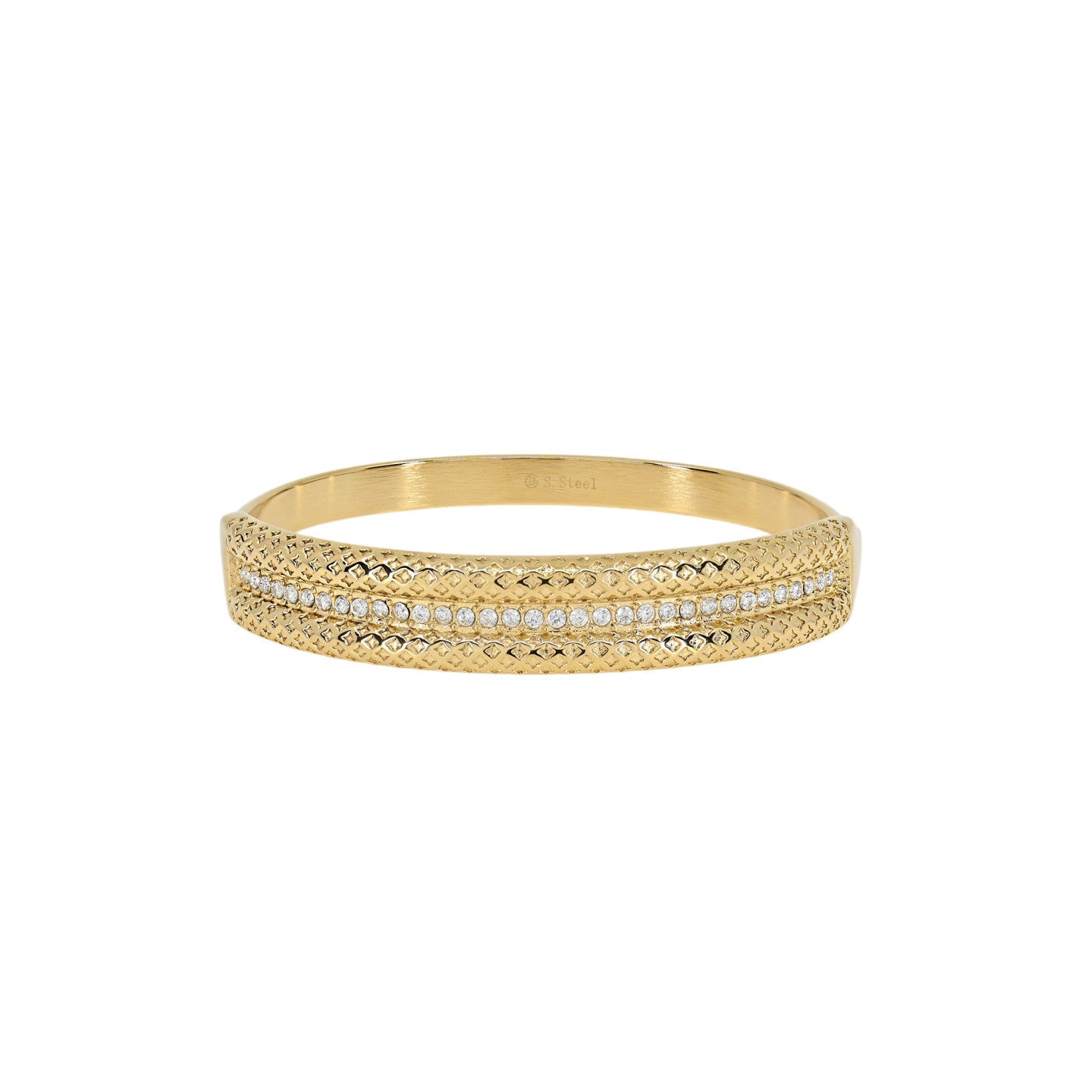 Pulseira Glamour Rígida com Zircónias