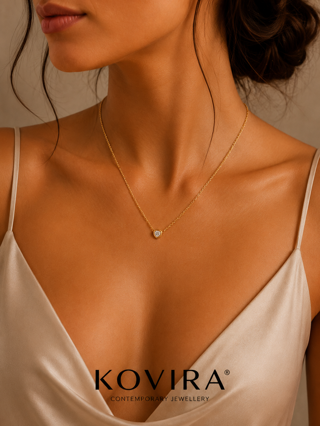 Colar Delicate com Zircónia
