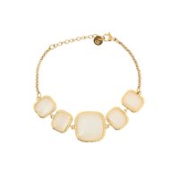 Pulseira BeLove com Pedras Quadradas