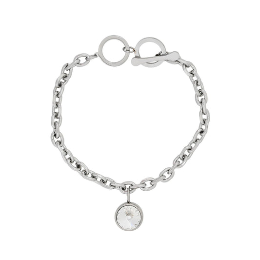 Pulseira Glamour com Pendente Brilhante