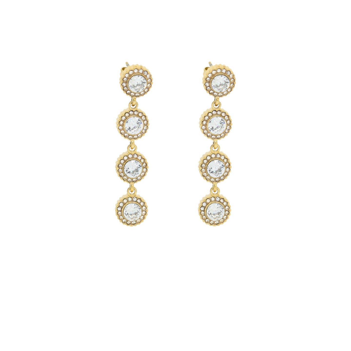 Brincos Prestige Círculo com Zircónias