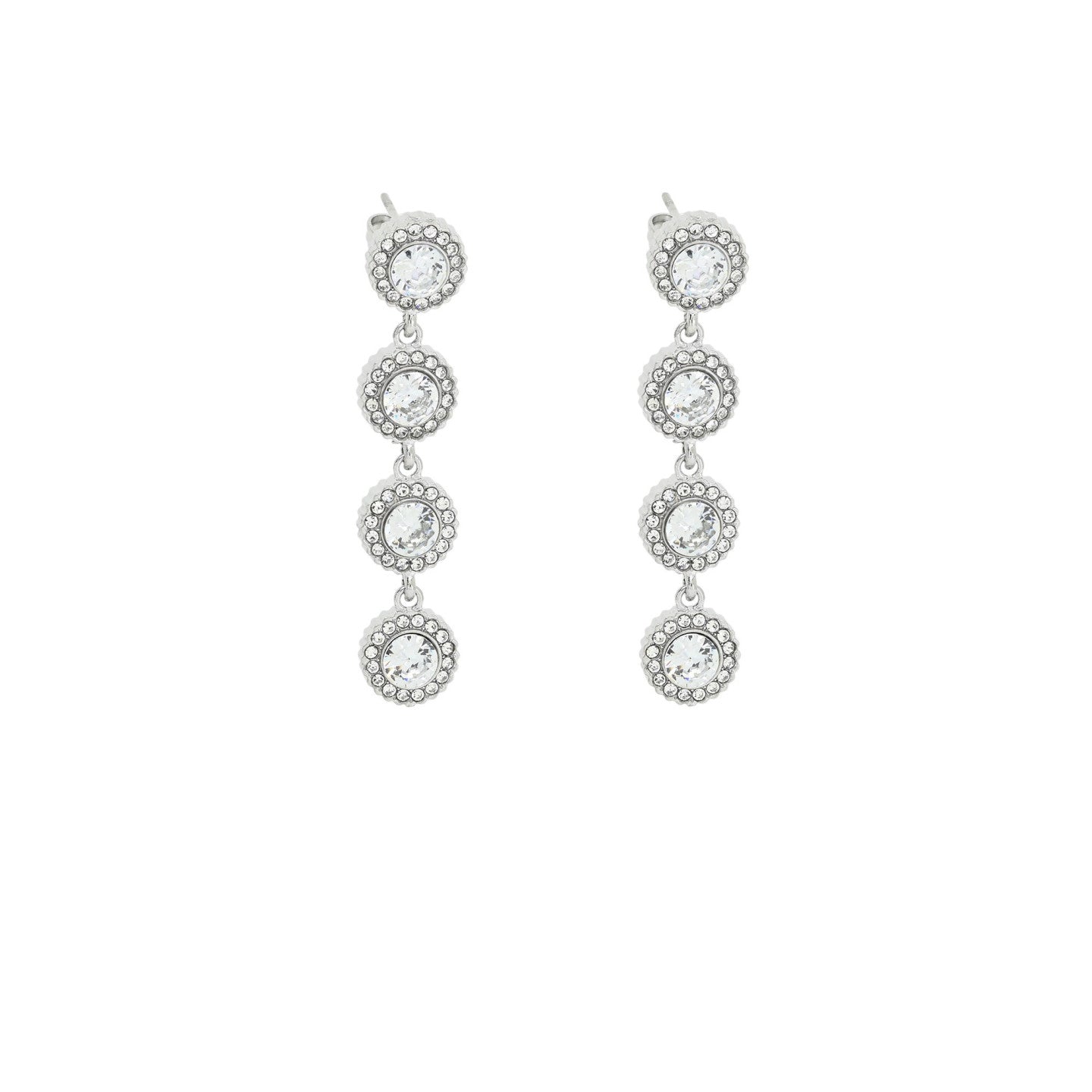Brincos Prestige Círculo com Zircónias