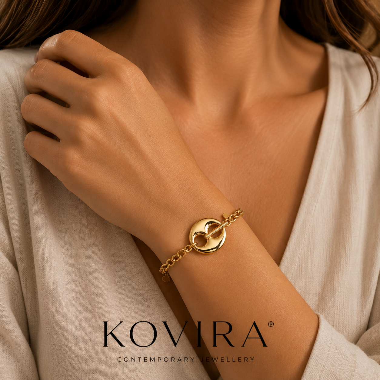 Pulseira Glamour Grão de Café