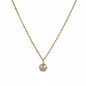 Colar Delicate Hexágono com Zircónia