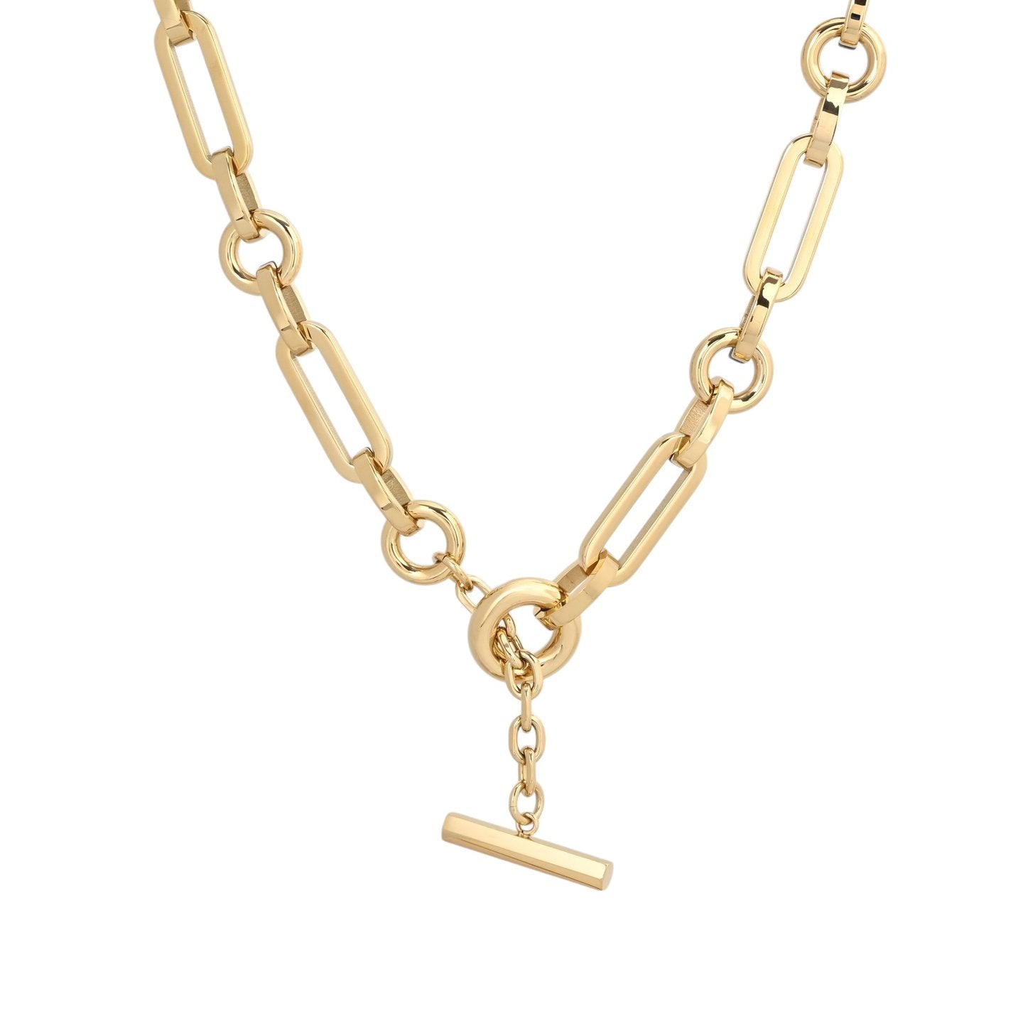 Colar Glamour com Elos Retangulares