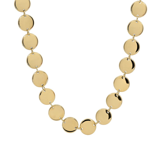 Colar Glamour em Aço com Círculos