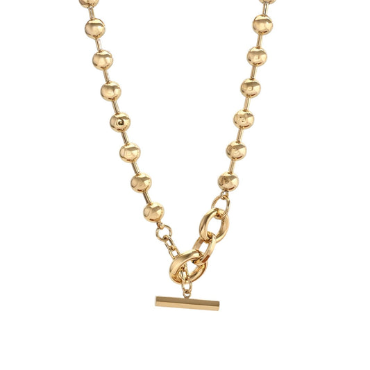 Colar Glamour com Detalhes em Esferas