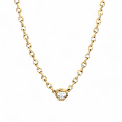 Colar Delicate com Zircónia