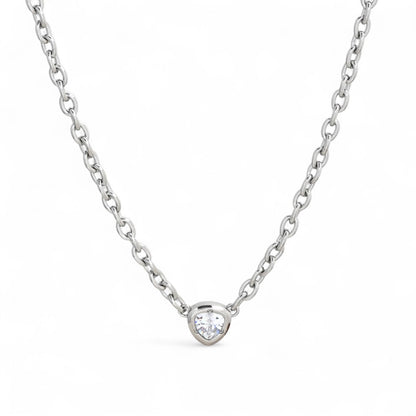 Colar Delicate com Zircónia