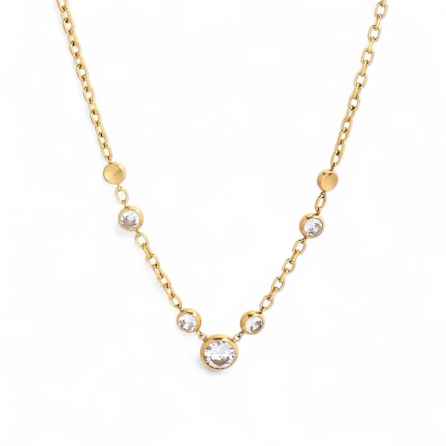 Colar Delicate com Zircónia