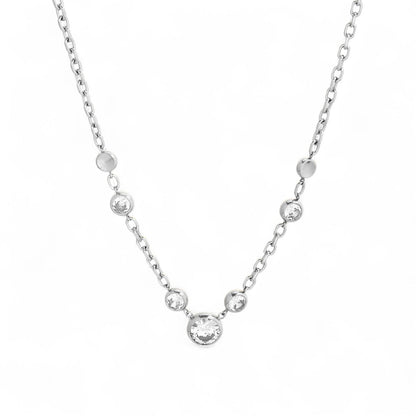 Colar Delicate com Zircónia