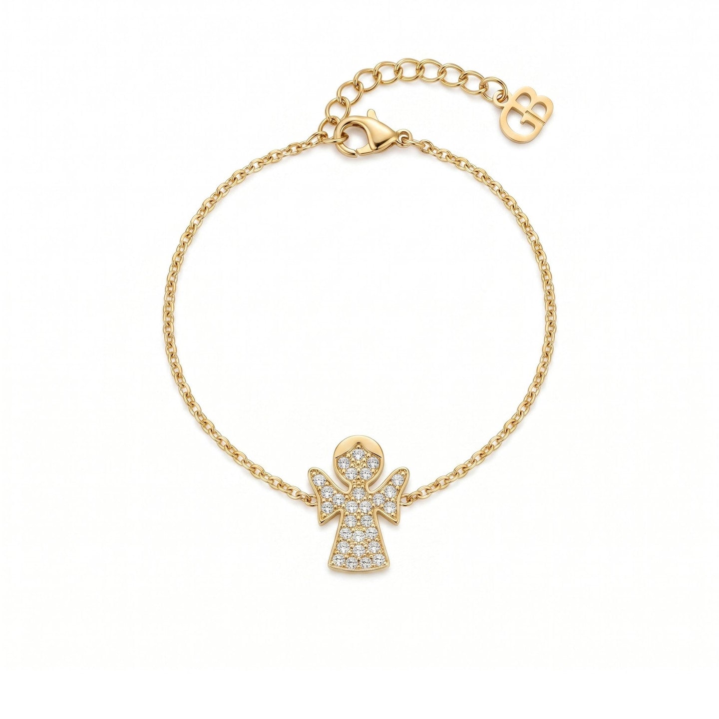 Pulseira Anjo com Brilhantes