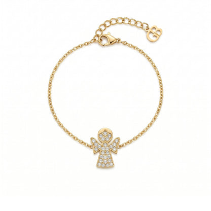 Pulseira Anjo com Brilhantes