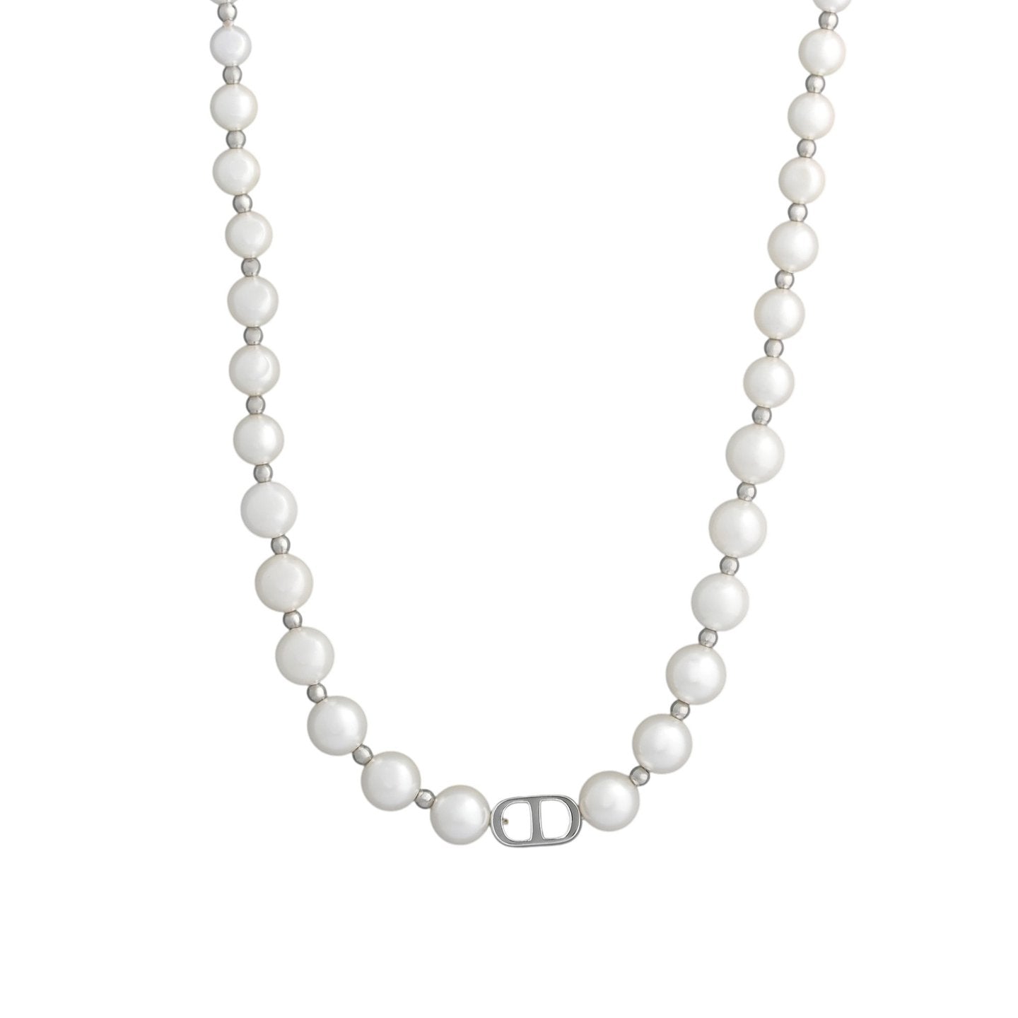 Colar Prestige com Pérolas Dourado/Prateado
