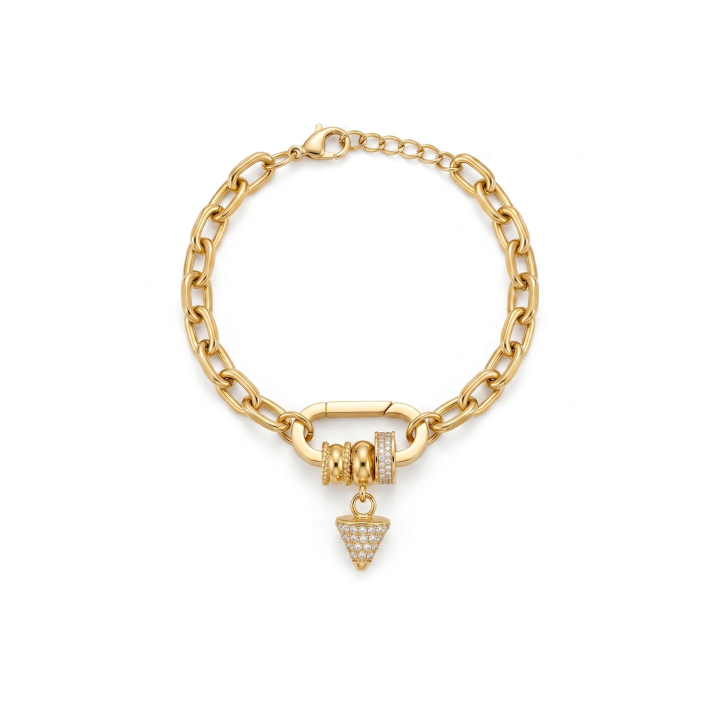Pulseira Glamour com Zircónias