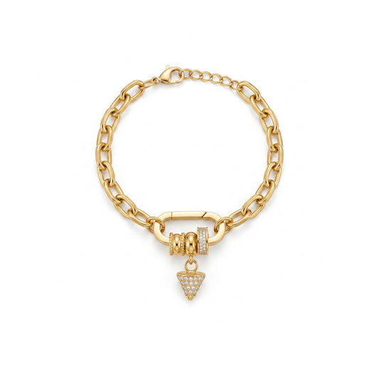 Pulseira Glamour com Zircónias