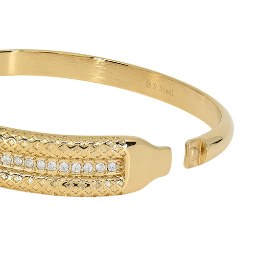 Pulseira Glamour Rígida com Zircónias