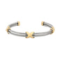 Pulseira Glamour Rígida em Aço Inoxidável