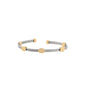 Pulseira Rígida Glamour em Aço Inoxidável