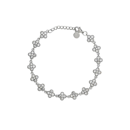 Pulseira Prestige com Trevos e Zircónias