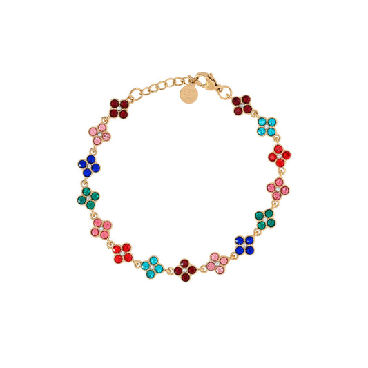 Pulseira Prestige com Trevos e Zircónias