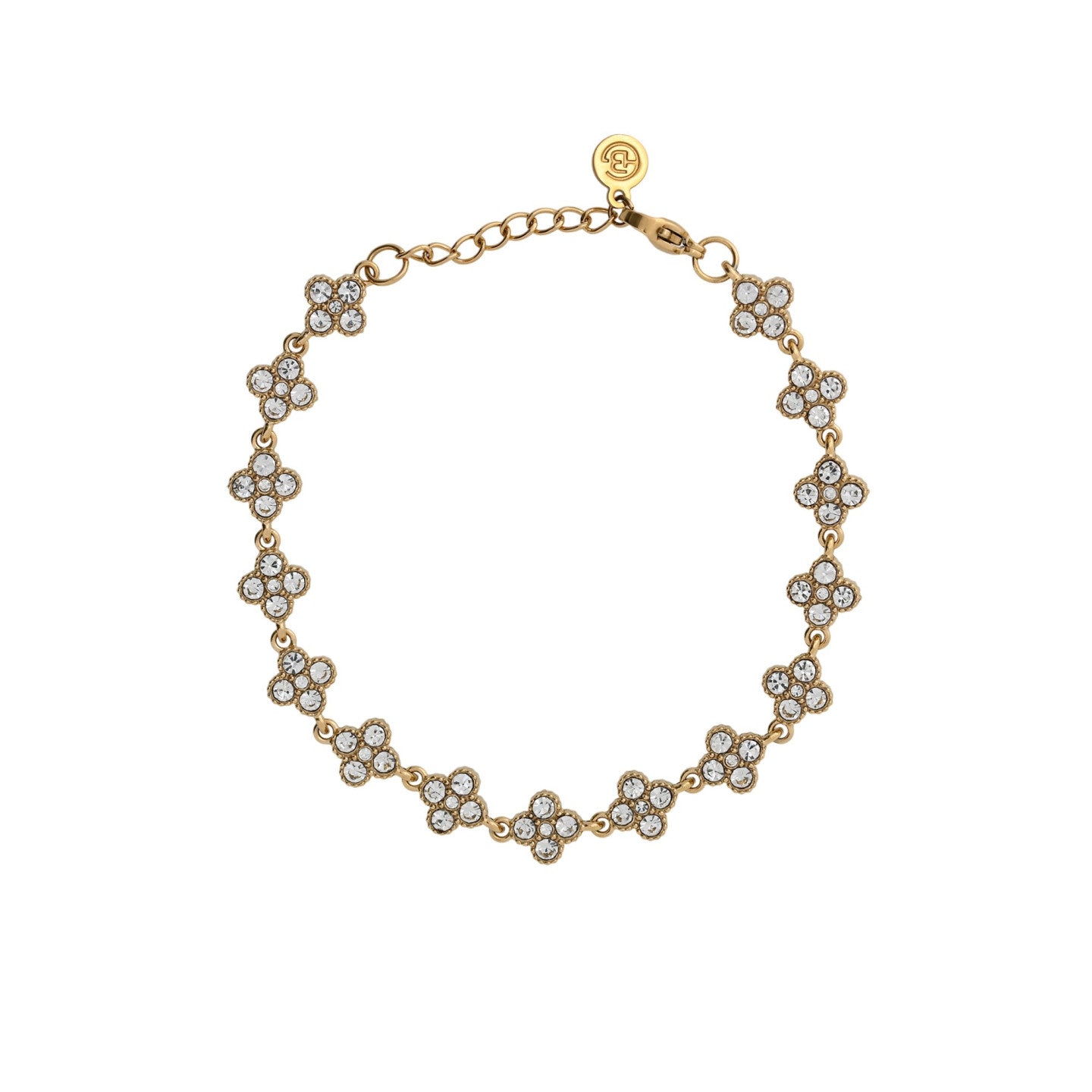 Pulseira Prestige com Trevos e Zircónias