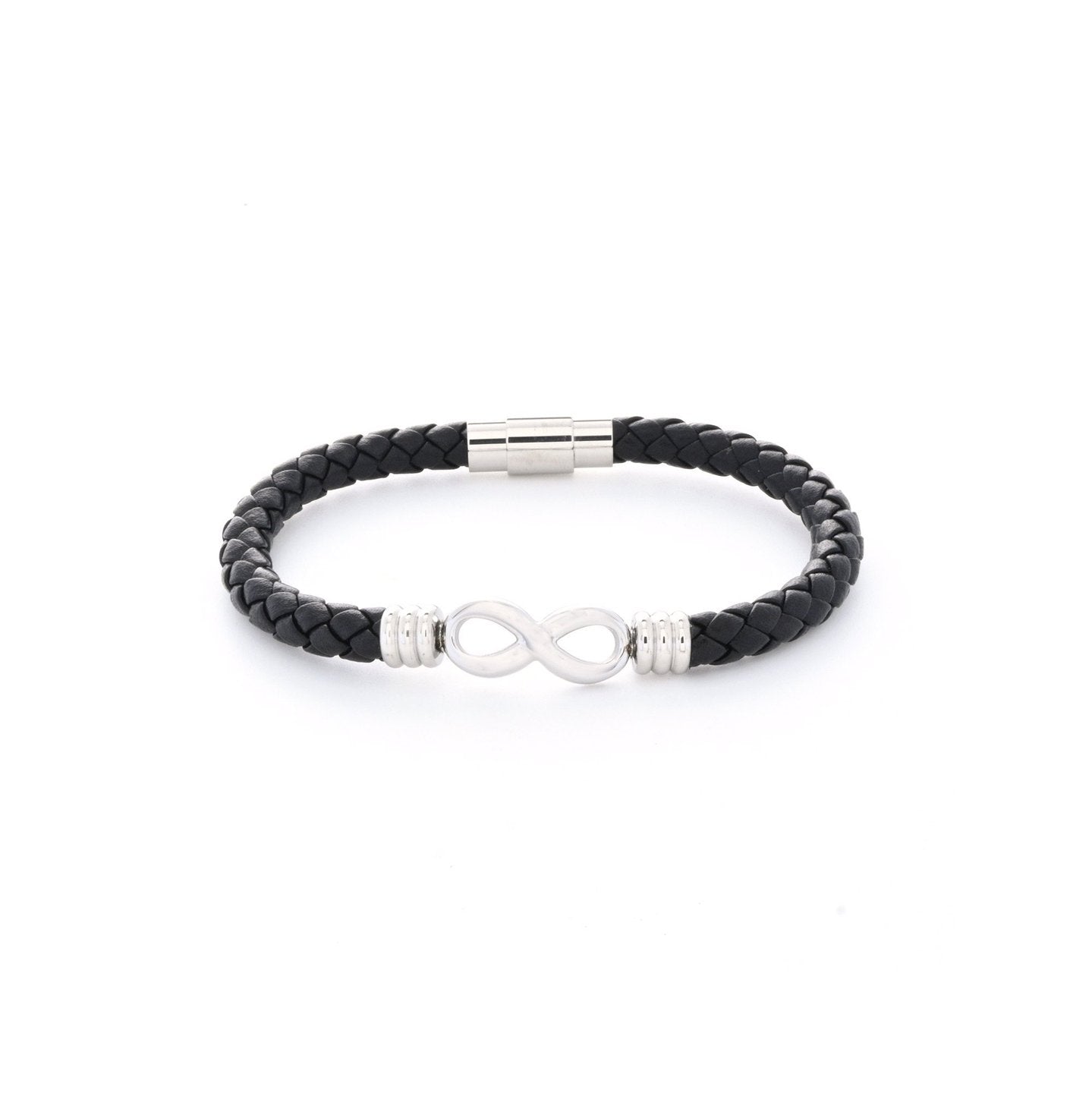 Pulseira Infinito em Aço Inoxidável