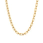 Colar Glamour com Retângulos em Dourado/Prateado